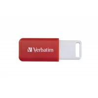 Verbatim 49453 DataBar pendrive műanyag piros kupakos 16 GB USB 2.0 Type A