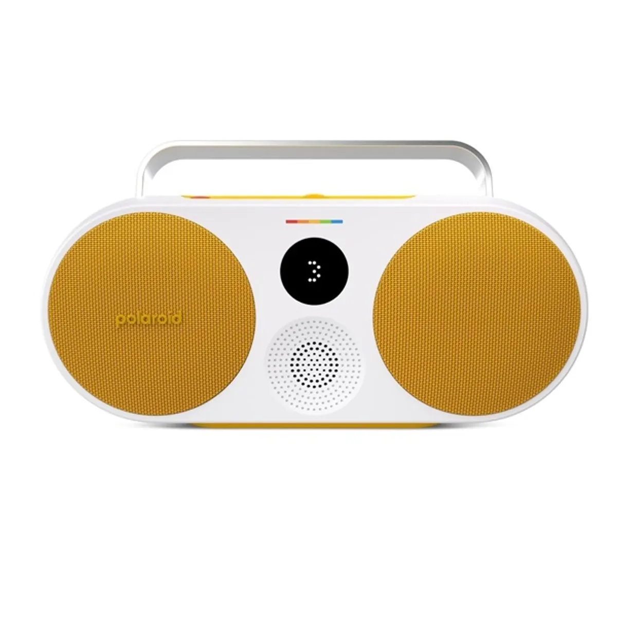 Polaroid 009090 P3 Bluetooth hangszóró 35 W, 4000 mAh, 15 óra, 10 m, 3,5 mm jack, USB-C, hordozható, sárga-fehér #1