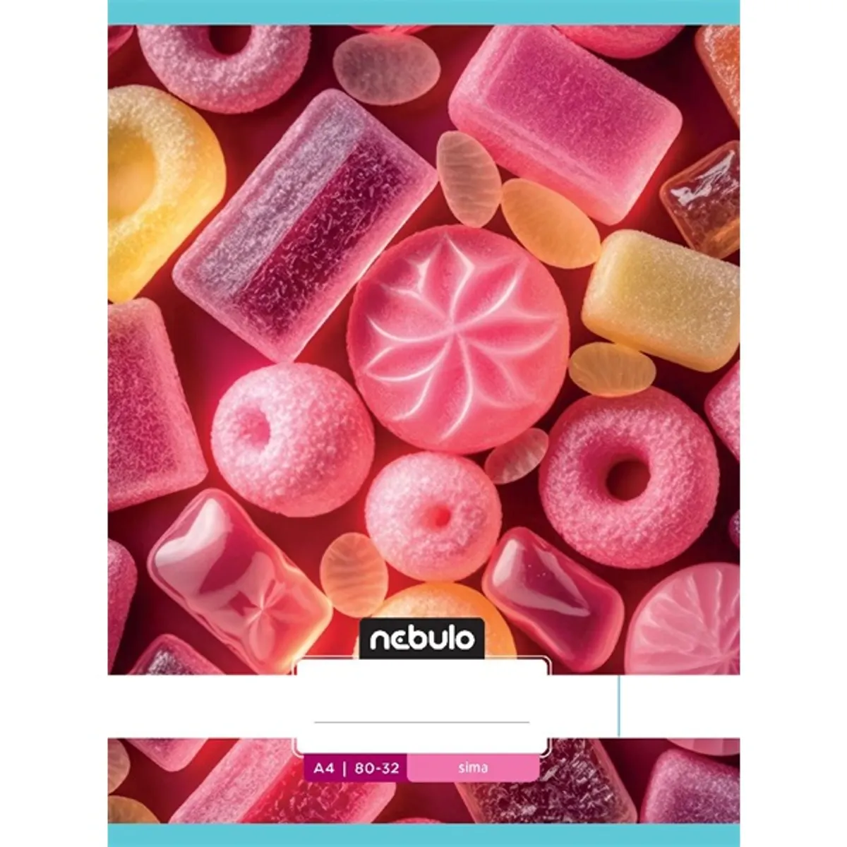 Nebulo SI-LD-A4 L-Design 32 lapos tűzött sima füzet #4