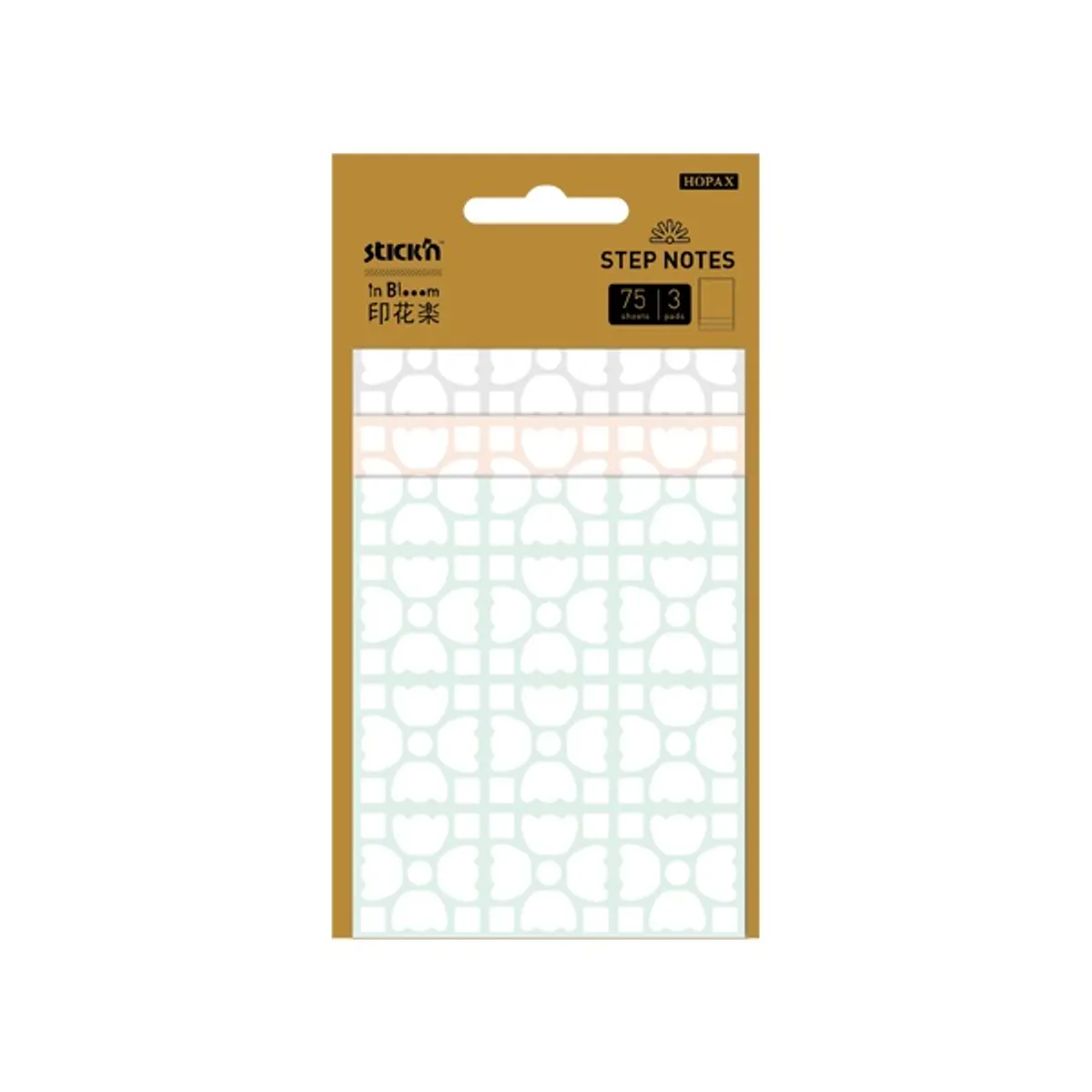 Stick N 28076 MagicPad InBlooom Jegyzettömb Papír Többszínű 3db csomag 3x25lapos #1