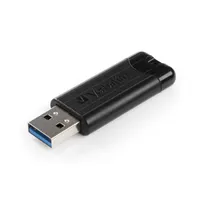 Verbatim 49319 Pinstripe pendrive 128 GB USB 3.0 Type-A fekete kupakos