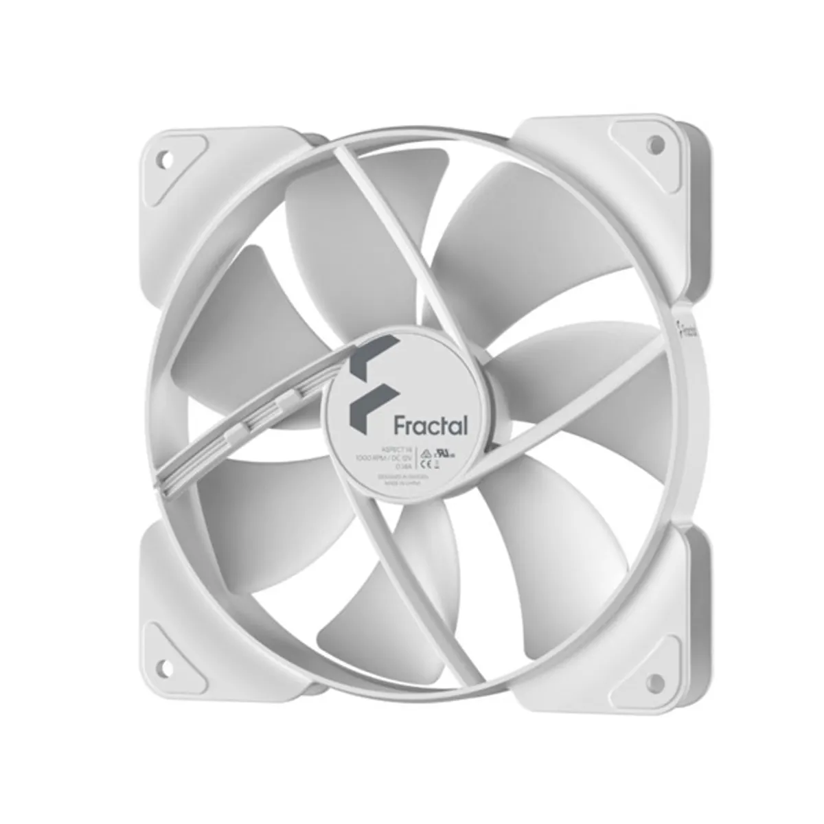 Fractal Design FD-F-AS1-1402 Aspect 14 fehér 140 mm ventilátor 1000 RPM 20 dB 12 V 7 lapát #2
