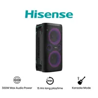 HISENSE 20016678 parti hangszóró Bluetooth IPX4 15 óra 300 W 7650 mAh vezeték nélküli töltőpad AUX