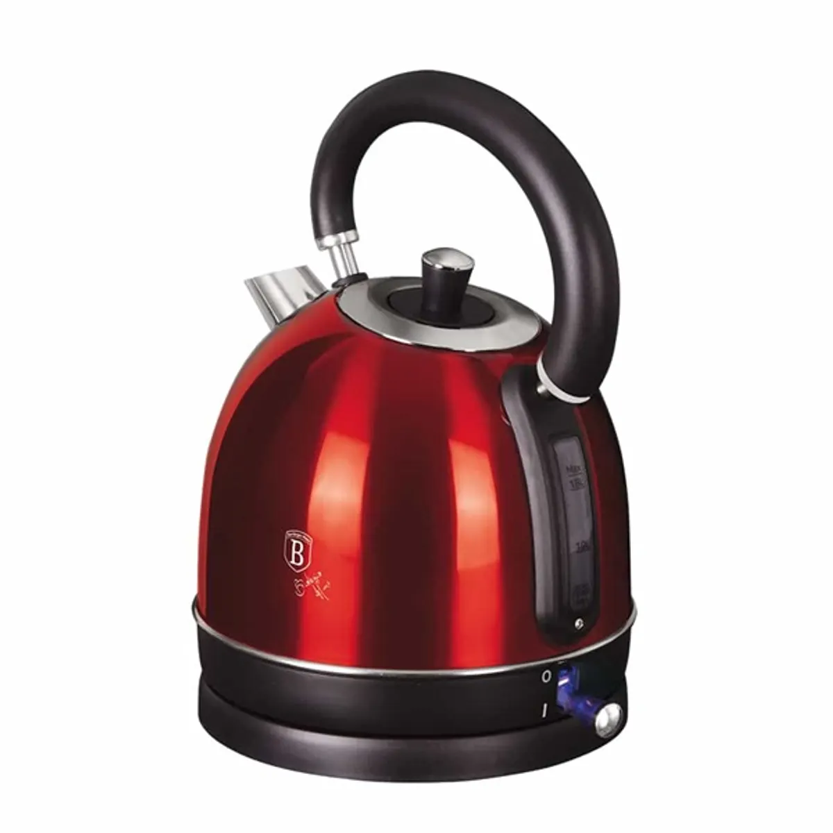 Berlinger Haus BH/9334 1,8 L burgundi vízforraló rozsdamentes bevonatú, 360 fokos forgótalp, automatikus kikapcsolás, vízszintjelző #1