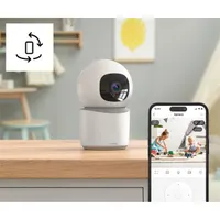 Hama 00176652 1080p beltéri wifi kamera Fehér IP65 microSD 128GB mikrofon Mozgásérzékelés #6