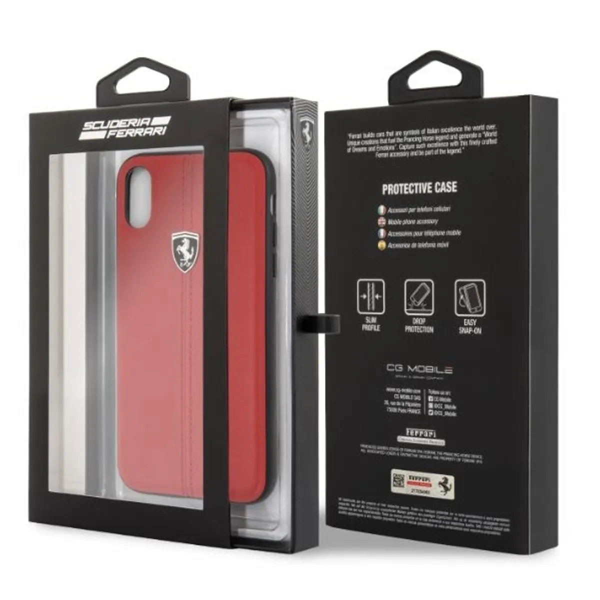 Ferrari FEHDEHCI61RE Heritage iPhone XR tok piros 6,1" #3