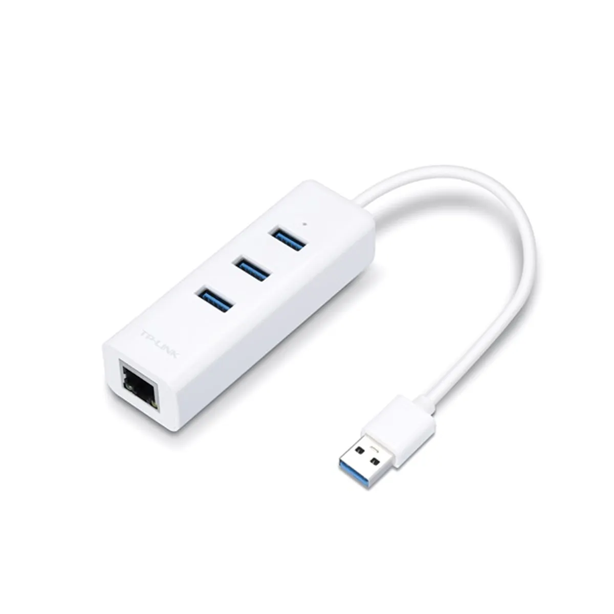 TP-LINK UE330 USB hub 3 portos Gigabit LAN táp nélküli #1