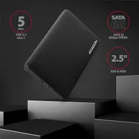 AXAGON EE25-SL Slide Box 2.5" külső HDD/SSD ház USB 3.2 Gen 1, SATA III 6 Gb/s #2