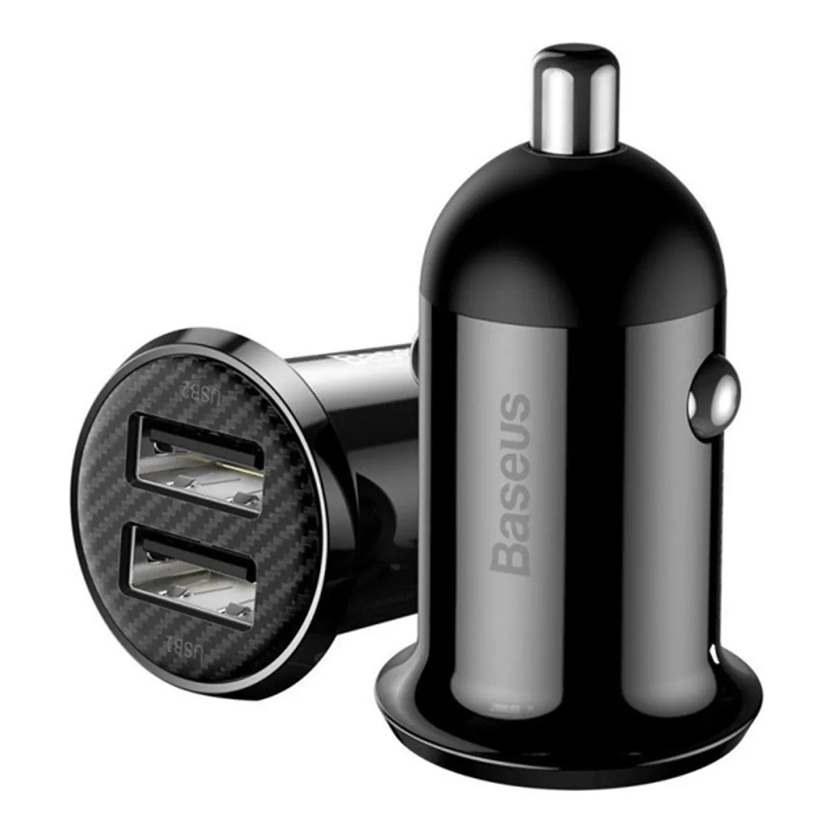 Baseus CCALLP-01 Grain Pro autós töltő 2x USB 5V 2,4A 12-24V #2