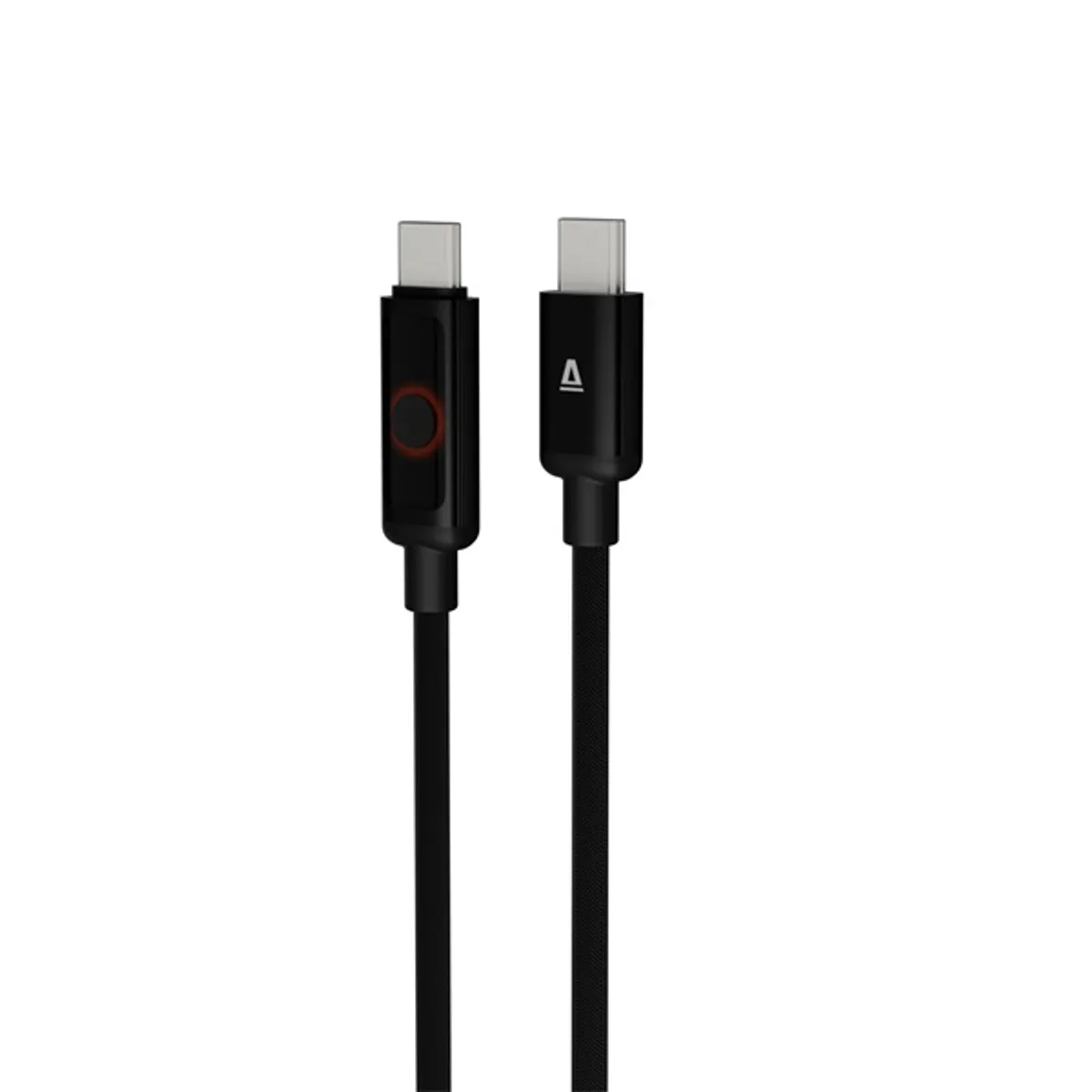 AVAX AVAX_CB653 PULSEY 0,5m 60W USB-C szürke fonott LED kábel #2