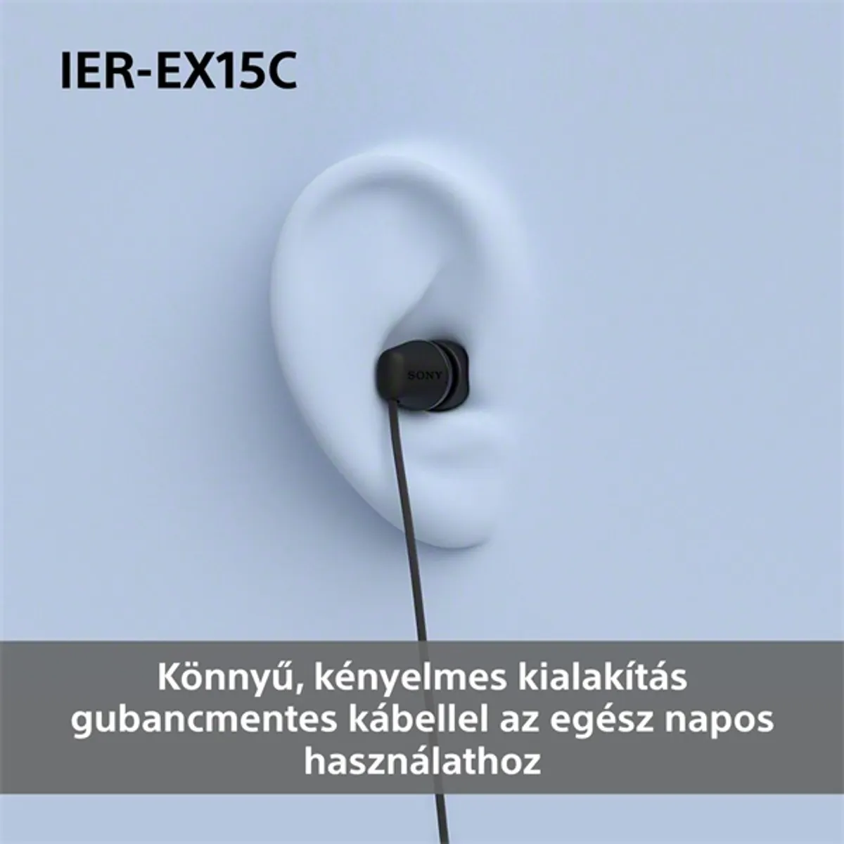 Sony IEREX15CL.CE7 USB Type-C vezetékes mikrofonos fülhallgató kék 120 cm #4
