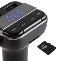 SAL FMBT MIC FM modulátor és Bluetooth transzmitter LED kijelző, fekete, dupla USB gyorstöltő #4