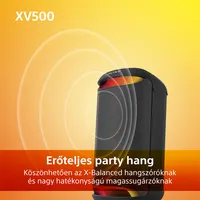 Sony SRSXV500B.CEL HighPower hordozható Bluetooth hangszóró 25 óra IPX4 #5