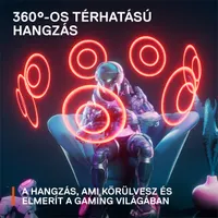 SteelSeries 61612 Arctis Nova 1P fehér 120 cm 3,5 mm zajcsökkentős mikrofon #8