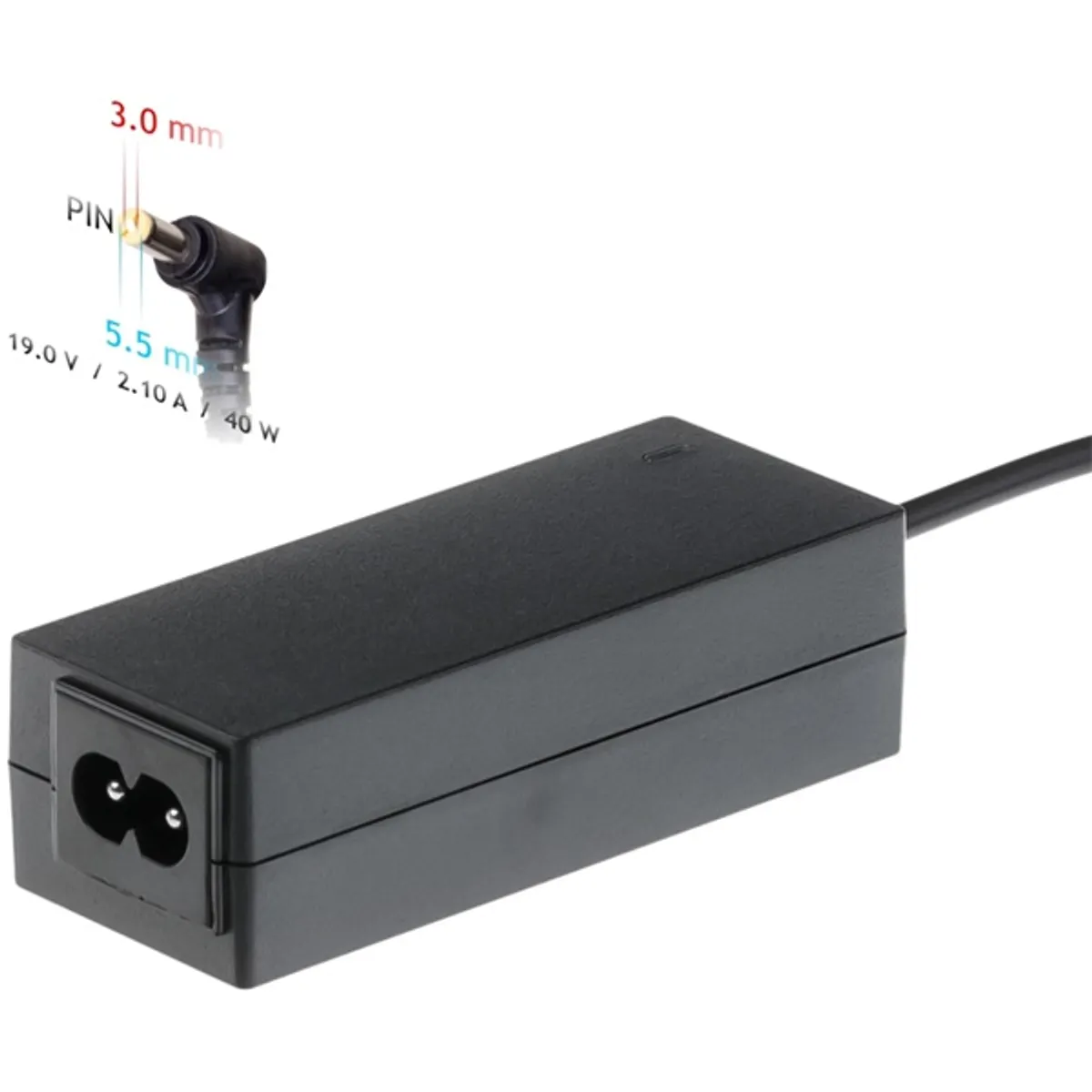 Akyga AK-ND-48 Notebook töltő 19V 2.1A 40W 5.5x3.0 mm #2