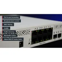 MikroTik CSS610-8P-2S+IN CSS610 8-portos PoE 2x SFP Plus SwitchOS Lite #4