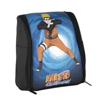 Konix KX-NAR-NARU-BPK Naruto Nintendo Switch hátizsák, kék-mintás, 310x260x230 mm, 1 zseb, zip