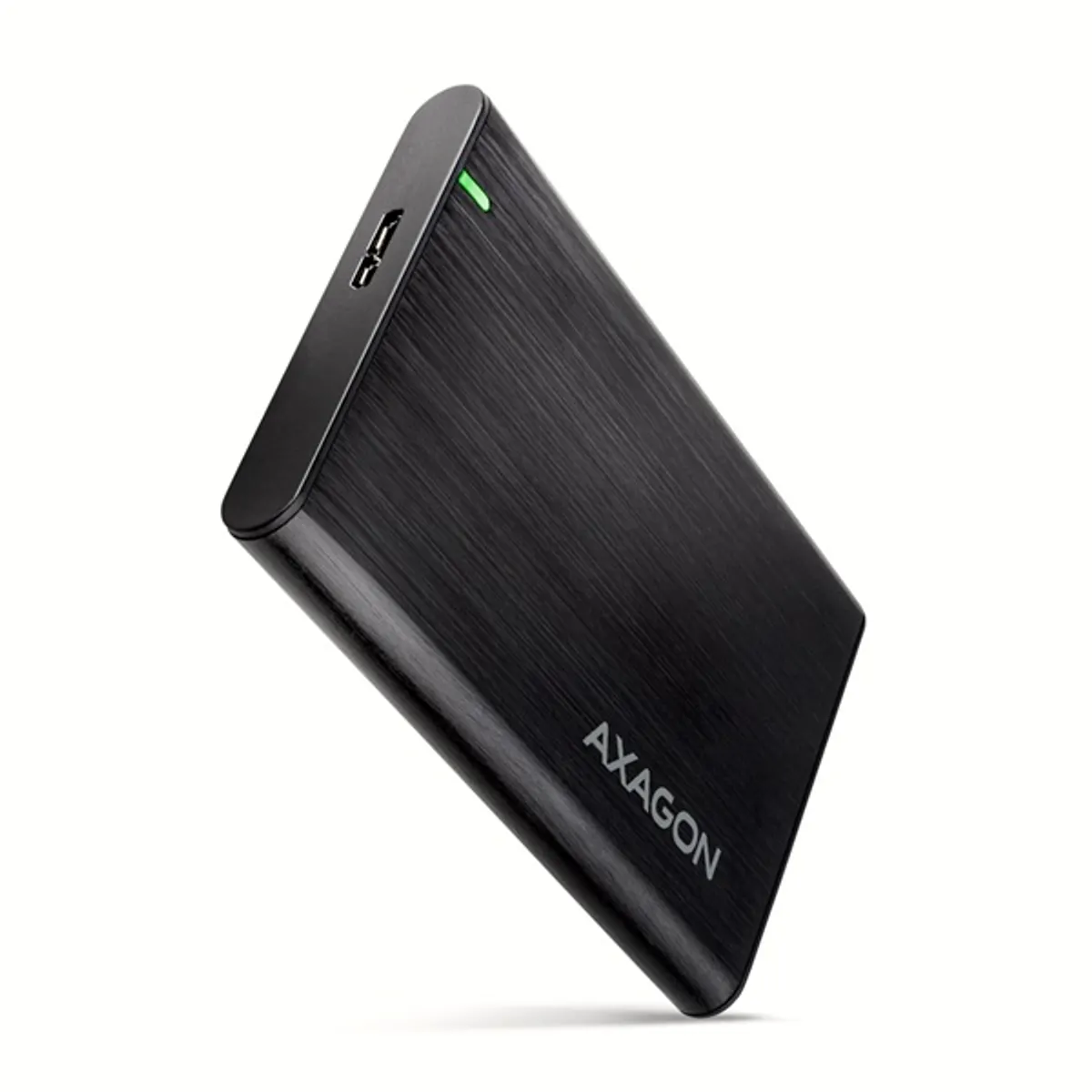 AXAGON EE25-A6M USB3.2 Gen 1 külső 2,5" SATA lemez alumínium csavarmentes fekete #1