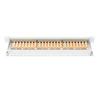 DIGITUS DN-91624S Patch panel 24-port 1U 19" CAT 6 árnyékolt szürke #5