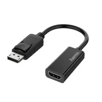 Hama 00200335 DisplayPort to HDMI adapter fekete