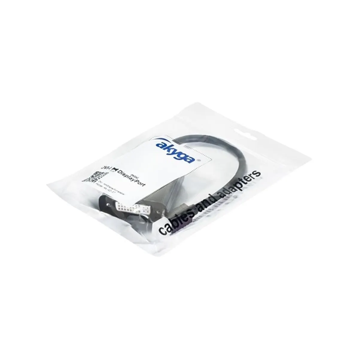 AKYGA AK-AD-37 mini DisplayPort-DVI-I adapter 15 cm fekete #2