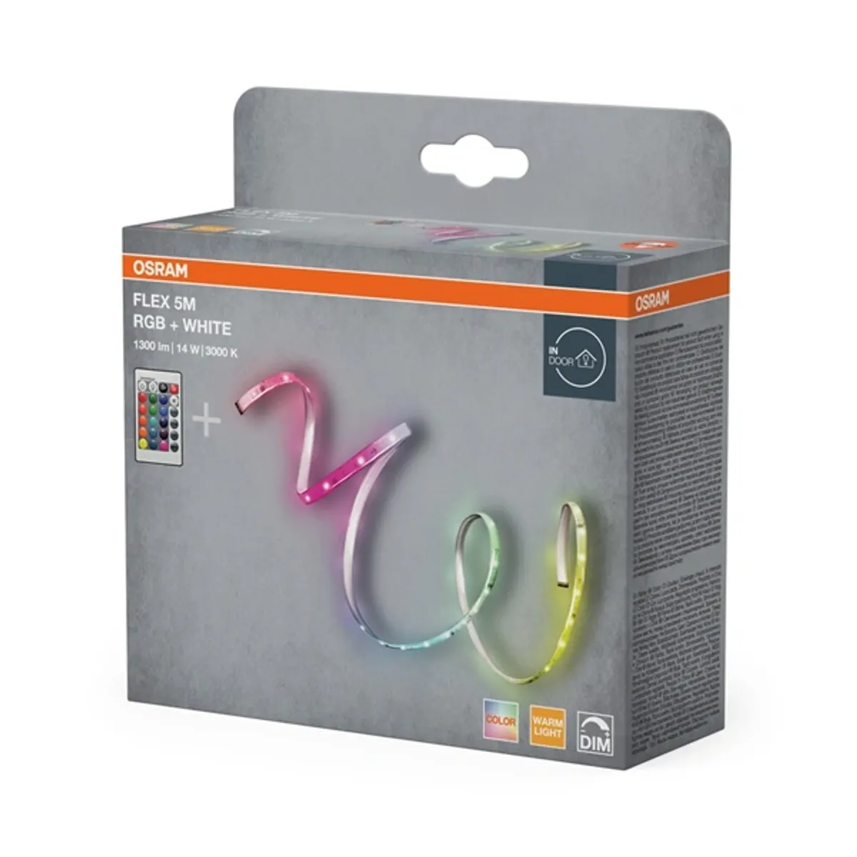 OSRAM 4099854448577 LED szalag Meleg fehér RGB távirányító Szabályozható szín 3000 K Fényerő 780 lm IP20 Névleges élettartam 25000 óra #2