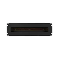 LANBERG AK-VDP103-B kismegszakító tartó panel 19" 3U fekete acél TS-35 DIN sín fedeles #3