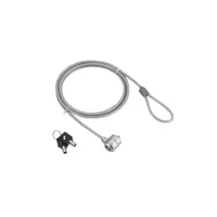 GEMBIRD LK-K-01 kulcsos notebook zár Kensington lock kompatibilis, fémes szerkezet, fekete, 2 kulcs, kompakt