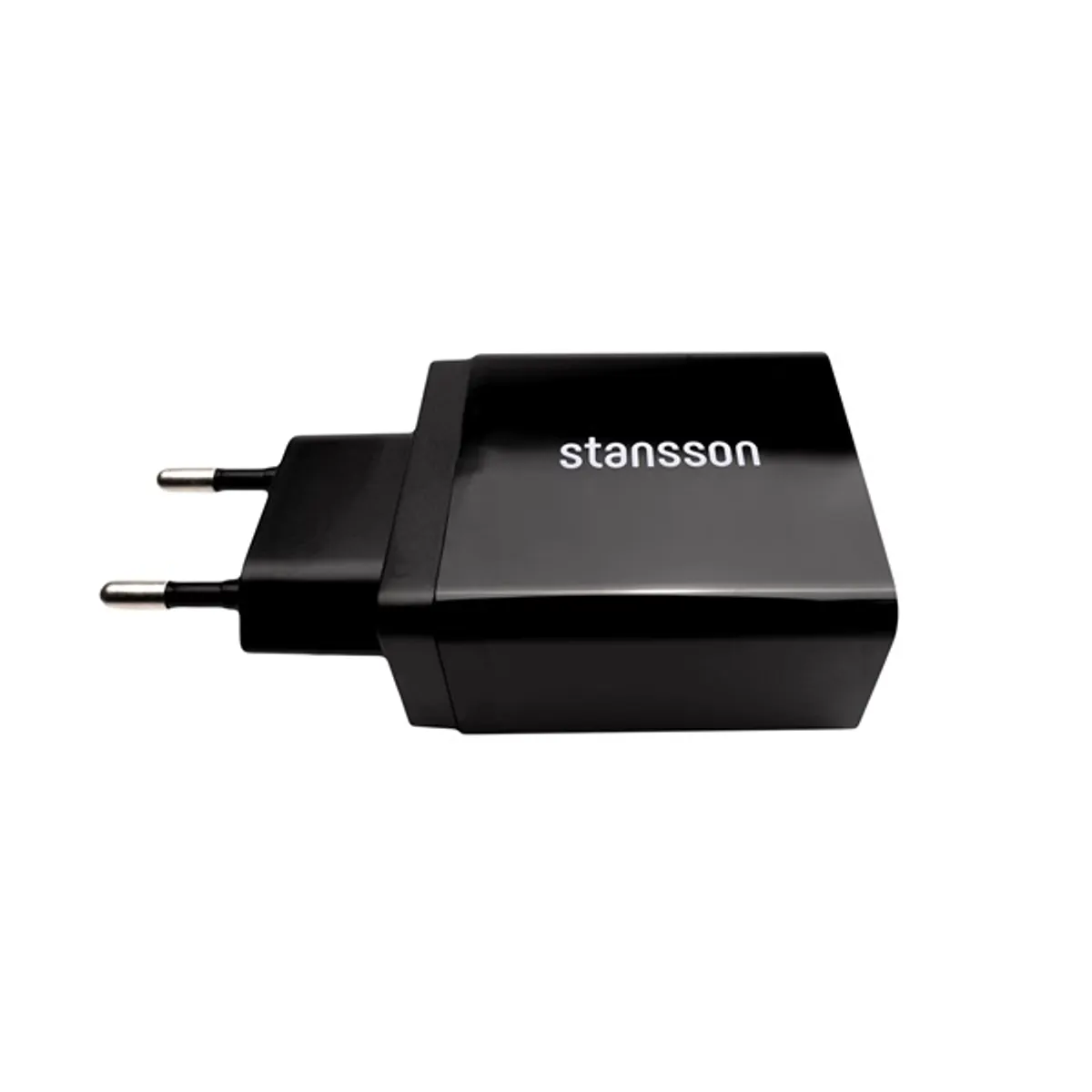 Stansson CH-300-BL Hálózati gyorstöltő 30W USB 2.0 3x 5V-9V-12V 2,4A univerzális fekete #1