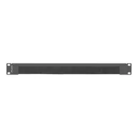 Lanberg AK-1103-B kefés panel 19" 1U fém fekete
