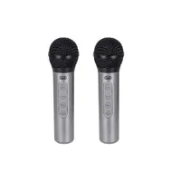 Trevi EM 415 R dupla vezeték nélküli mikrofon szett kézi formátum 2,4 GHz 15 m 5 effekt USB-C töltés 6,3 mm vevő #2