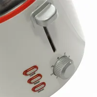 TOO TO-343-WR Kenyérpirító fehér 2 szelet 850 W 7 pirítási szint automatikus középre igazítás morzsatálca #5
