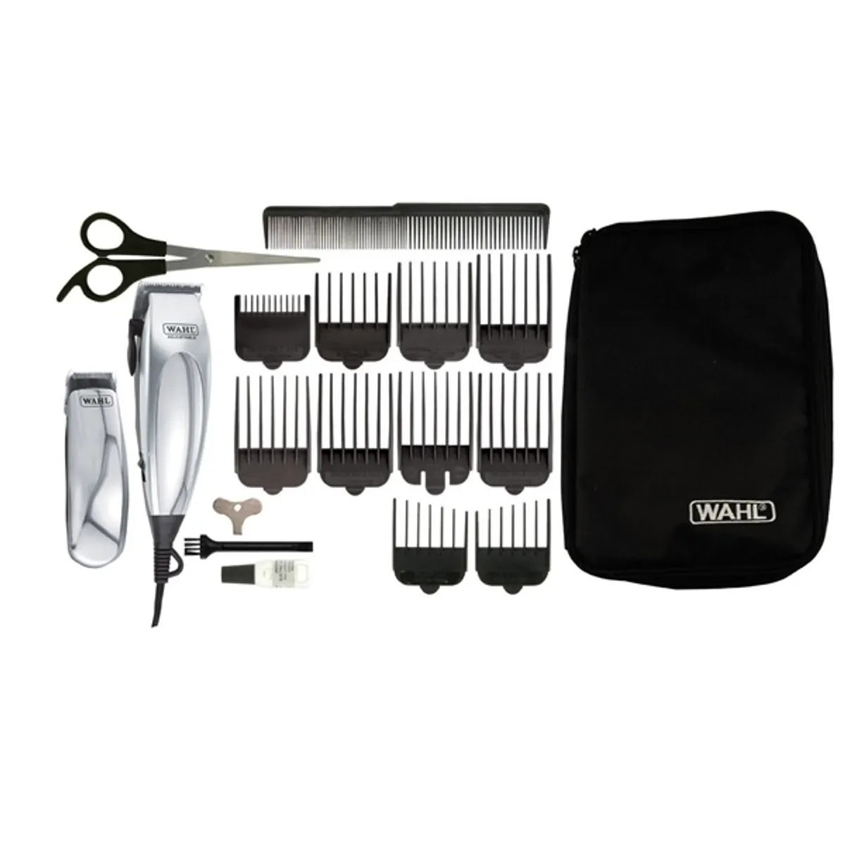 WAHL 79305-1316 Home Pro Deluxe 3-25 mm hosszbeállítás, 10 vezetőfésű, önélező penge, acél kés, vezetékes #2