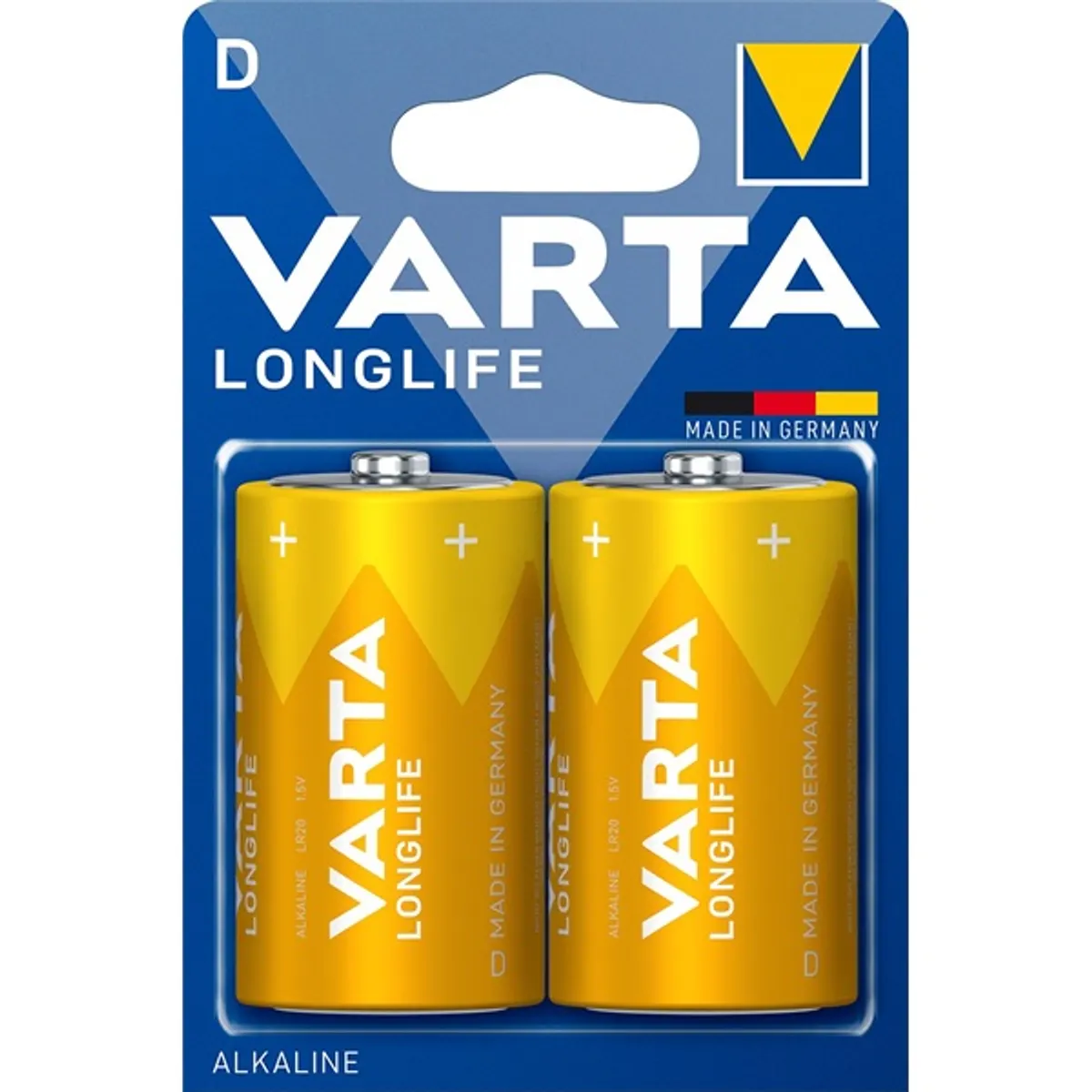 VARTA 4120101412 Longlife Góliát D LR20 alkáli elem 2db #1