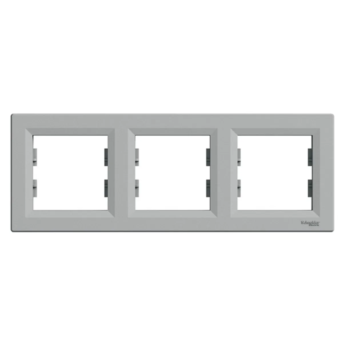 Schneider EPH5800361 ASFORA vízszintes alumínium hármas keret #1