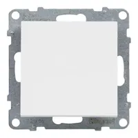 Legrand 721106 Suno 106 fehér váltókapcsoló rugós bekötéssel, jelzőfény, süllyesztett, IP20