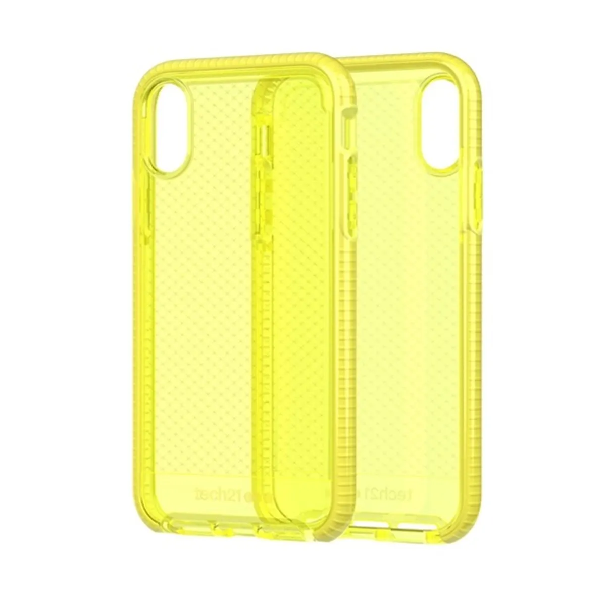 Tech21 T21-6517 Evo Check szilikon hátlap neon sárga iPhone XR 6.1" #1