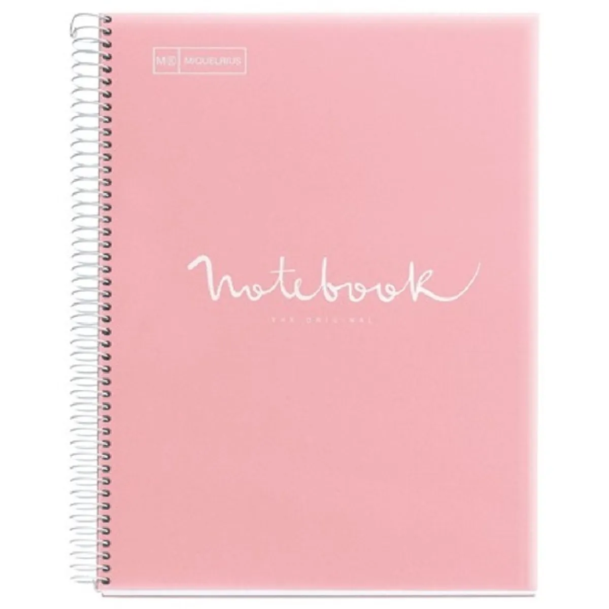 Miquelrius A152265021 Emotions A5 120 lapos vonalas spirálfüzet átlátszó PP borító pink #1