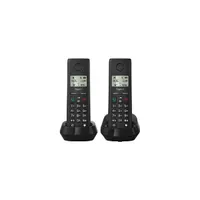 Gigaset 4250366871905 Pure duo 200 fekete 1,5" kijelző üzenetrögzítő kihangosítható kézibeszélővel bővíthető hívófél azonosítás