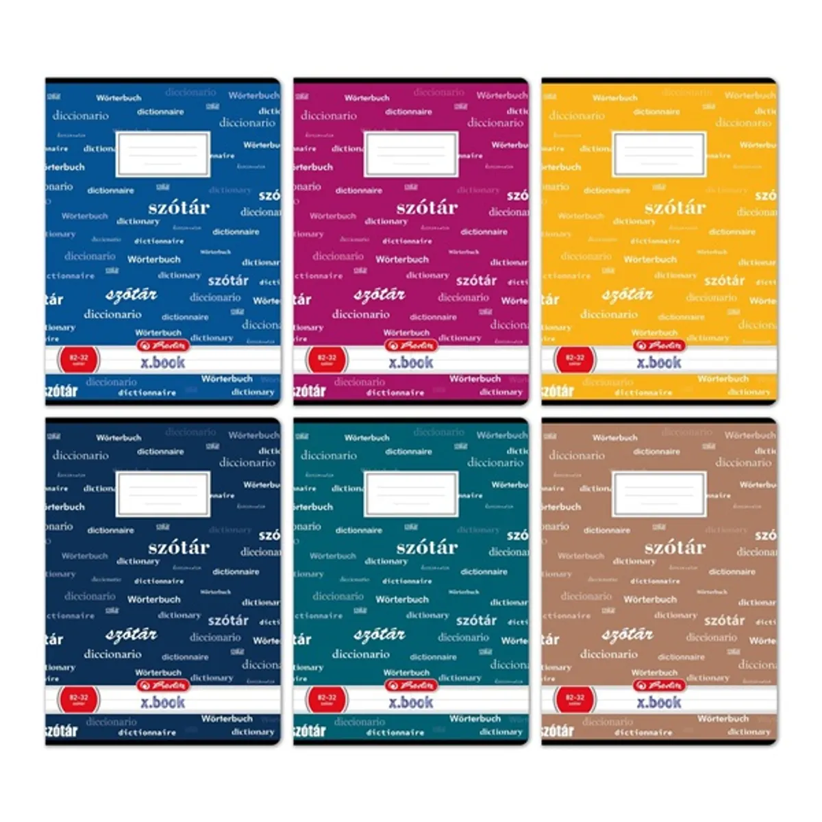 Herlitz 400200729 Design A4 32 oldalas szótárfüzet #1