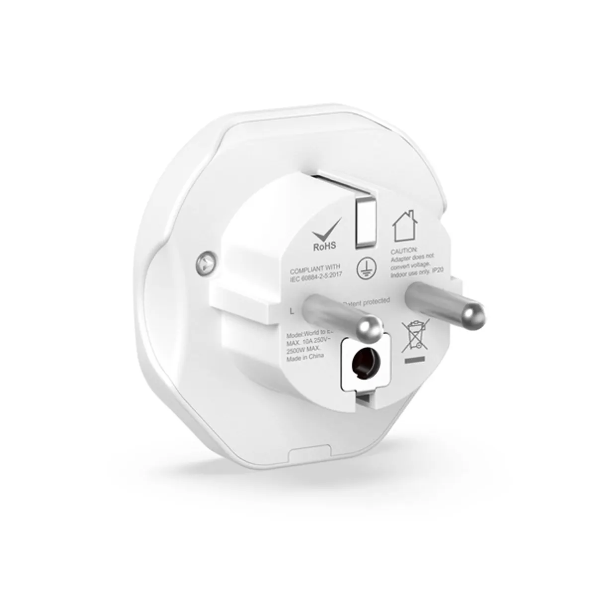 IRIS TA-100 EU utazó adapter Fehér #3