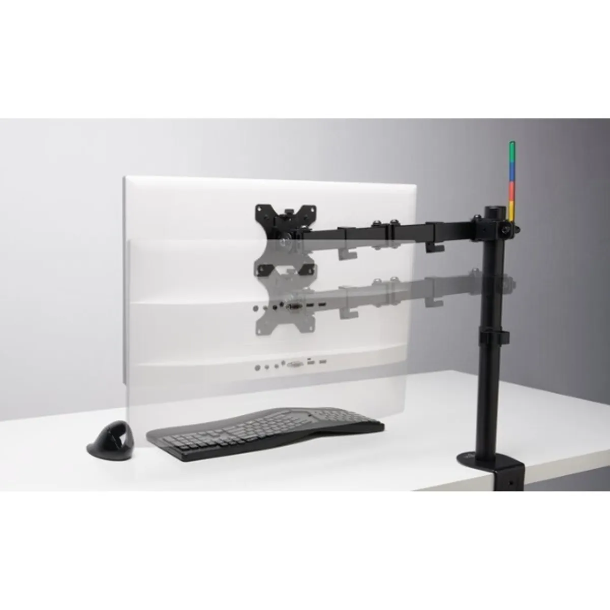 Kensington K55408WW SmartFit Ergo Single Extended Monitor Arm Fém Fekete Asztali konzol ±90° forgatás ±180° elforgatás ±45° dőlés, 34" #5