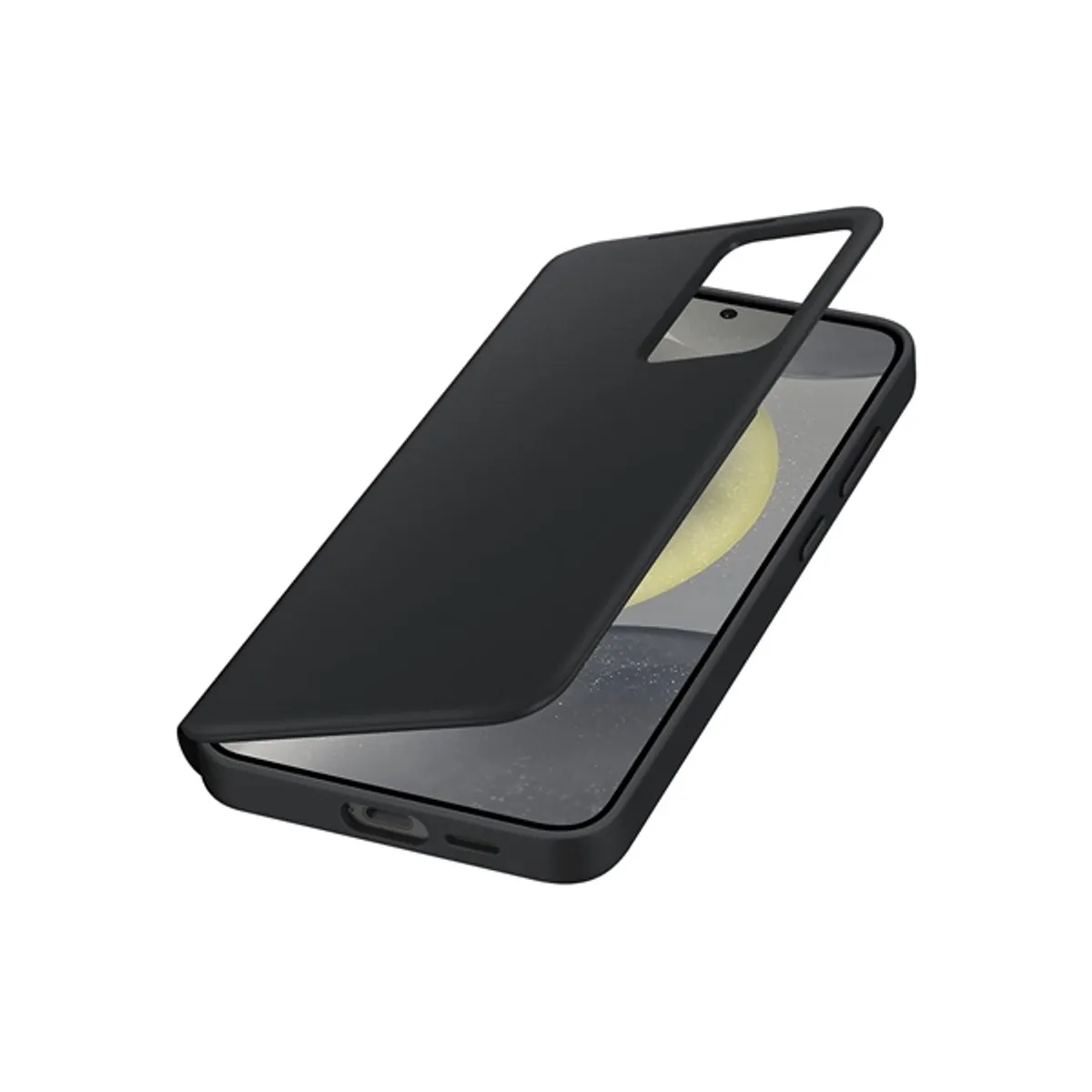 SAMSUNG EF-ZS926CBEGWW Smart View Wallet tok oldalra nyíló fekete Galaxy S24 Plus aktív Flip átlátszó előlap #3