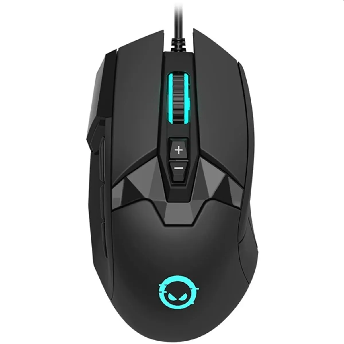 LORGAR LRG-GMS579 Stricter 579 9 programozható gomb Pixart PMW3336 szenzor 12000 DPI OLED kijelző USB 1.8m PTFE láb #1