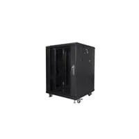 LANBERG FF01-6615-12B FF01 19" 15U 600x600 fekete edzett üveg ajtó #3