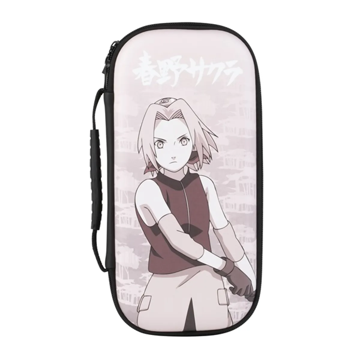 KONIX KX-BP-NAR-SKRA Sakura utazótok Nintendo Switch és Switch Lite kompatibilis 8 rekesz tároló mintás #1