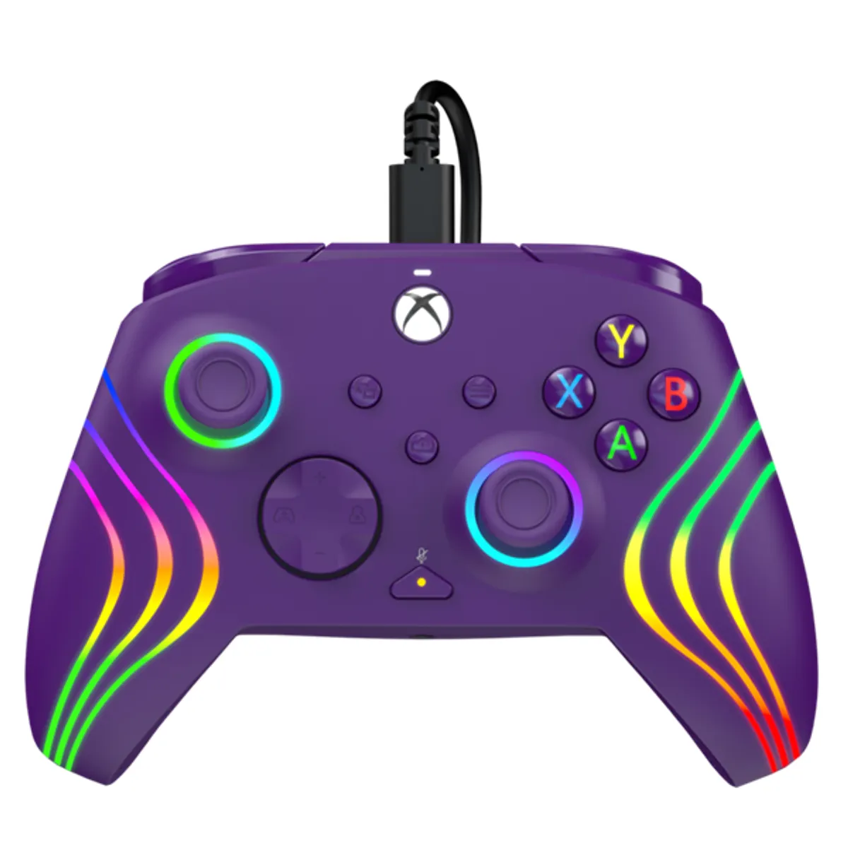 PDP 049-024-PR Afterglow Wave kontroller lila vezetékes 11 gomb 300 cm kábel PC és Xbox Series kompatibilis #1