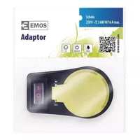 Emos P00292 IP44 SCHUKO kapcsolható aljzat fekete 1x2P-PE 250 V 16 A 3680 W gyerekzár #7