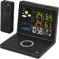 Emos E8010 időjárás állomás fekete-fehér 133x110x125 mm 2xAA 2xAAA naptár ébresztőóra