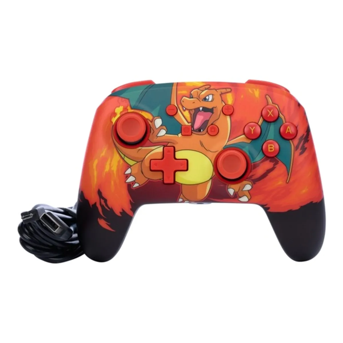 PowerA NSGP0040-02 enhanced Nintendo Switch vezetékes kontroller narancssárga mintás 3 m USB-kábel #8